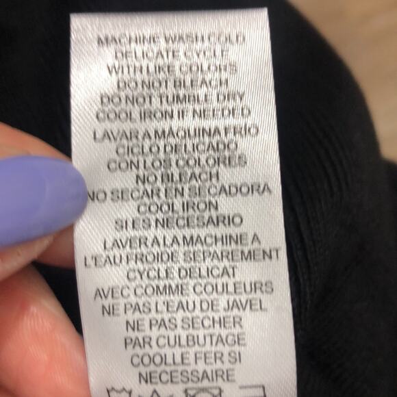 Nina Leonard Lace Up Ribbed Fit and Flare Knit Sweater Dress Small NWT - Picture 7 of 7